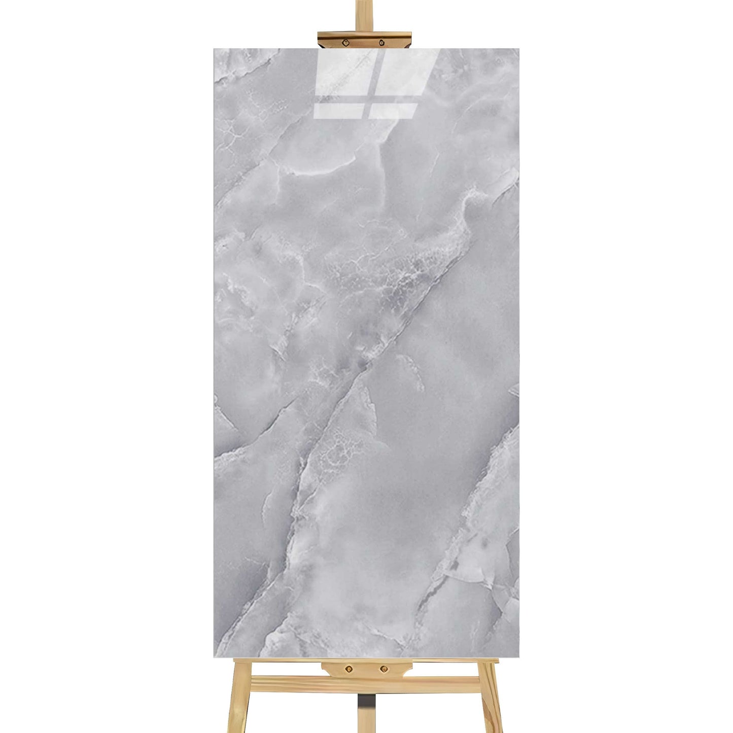 Fliesenaufkleber in stilvoller Grau-Marmor-Optik – selbstklebend, wasserfest – 60×30 cm für Badezimmer & Küche