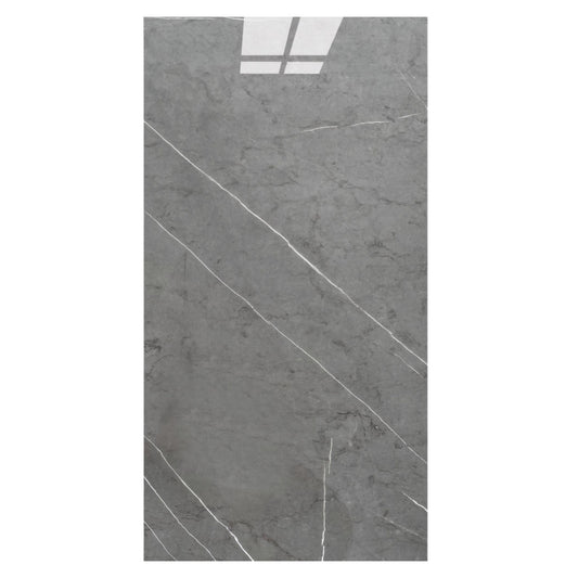 H-Basics Klebefliesen Marmor Grau 60×30 cm – selbstklebend für Küche und Bad